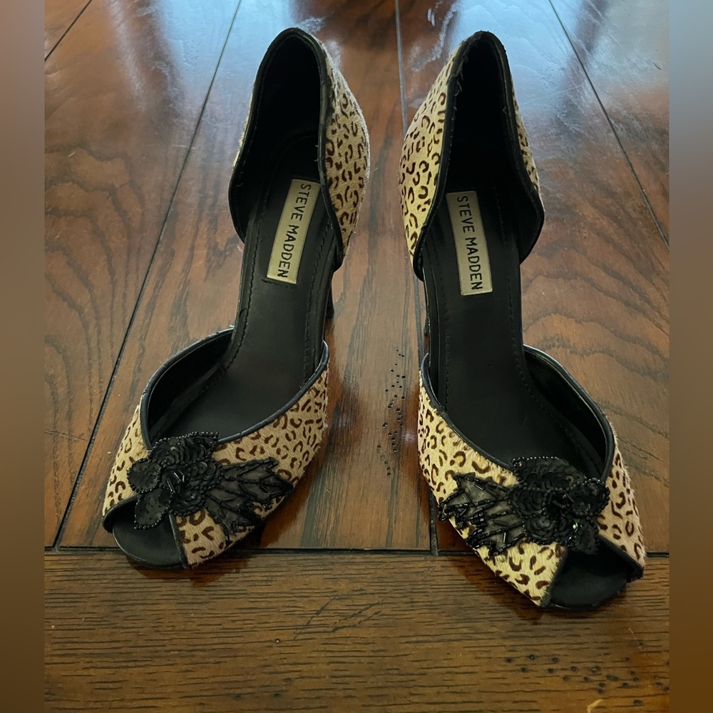 Y2K Steve Madden Brown and Black Heels